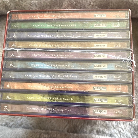 NEW-FACTORY SEALED CLASSICAL MASTERS  Box Set of 10 Music CD's - Picture 4 of 5